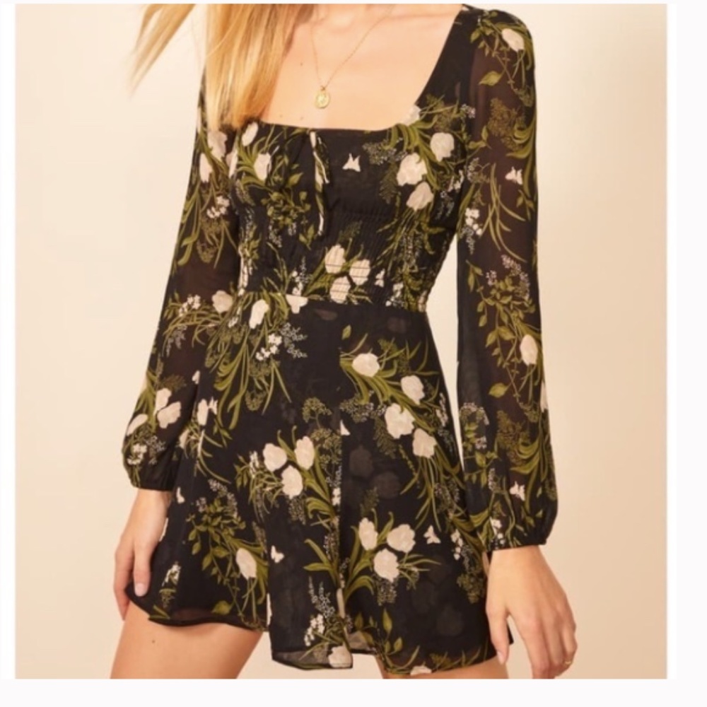Reformation Wilder Anastasia Floral Mini Dress 8